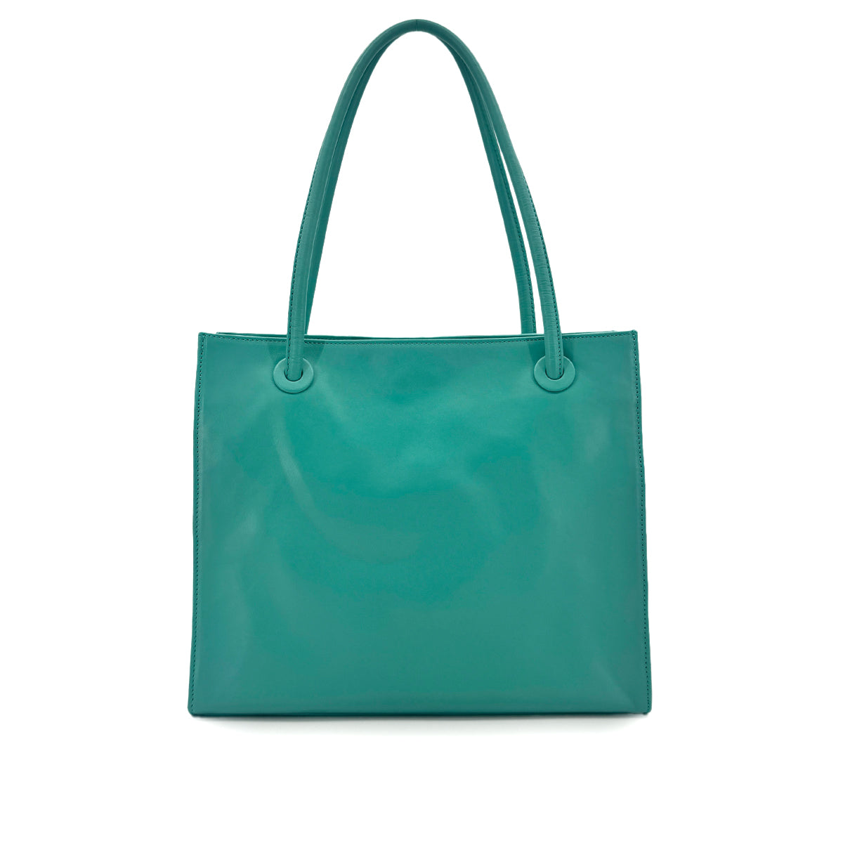 CHANEL VINTAGE BIG COCO SHOULDER BAG LIGHT BLUE LAMB SKIN 90278471