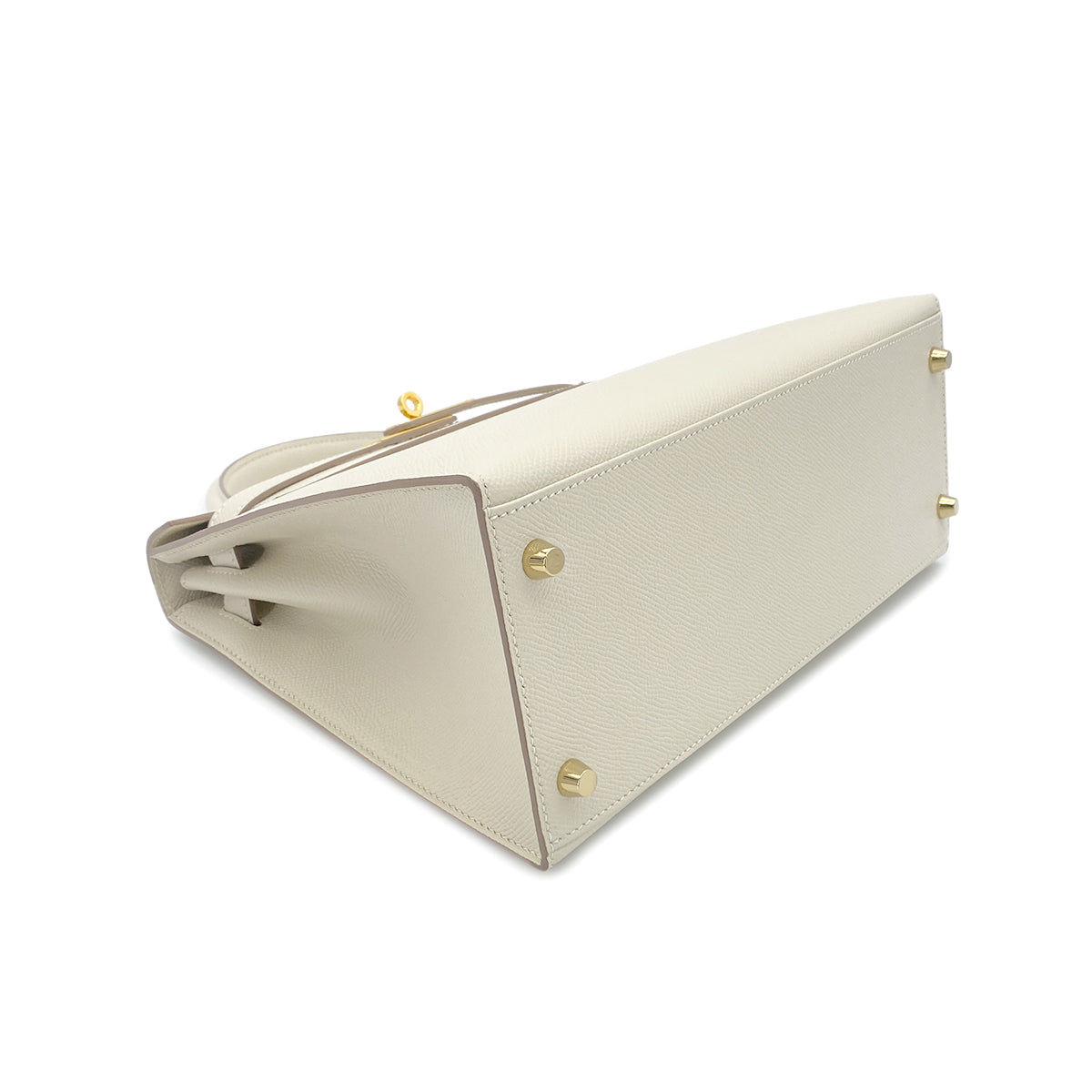 HERMES KELLY 28 SELLIER CRAIE VEAU EPSOM HAND SHOULDER BAG A GHW 90278513