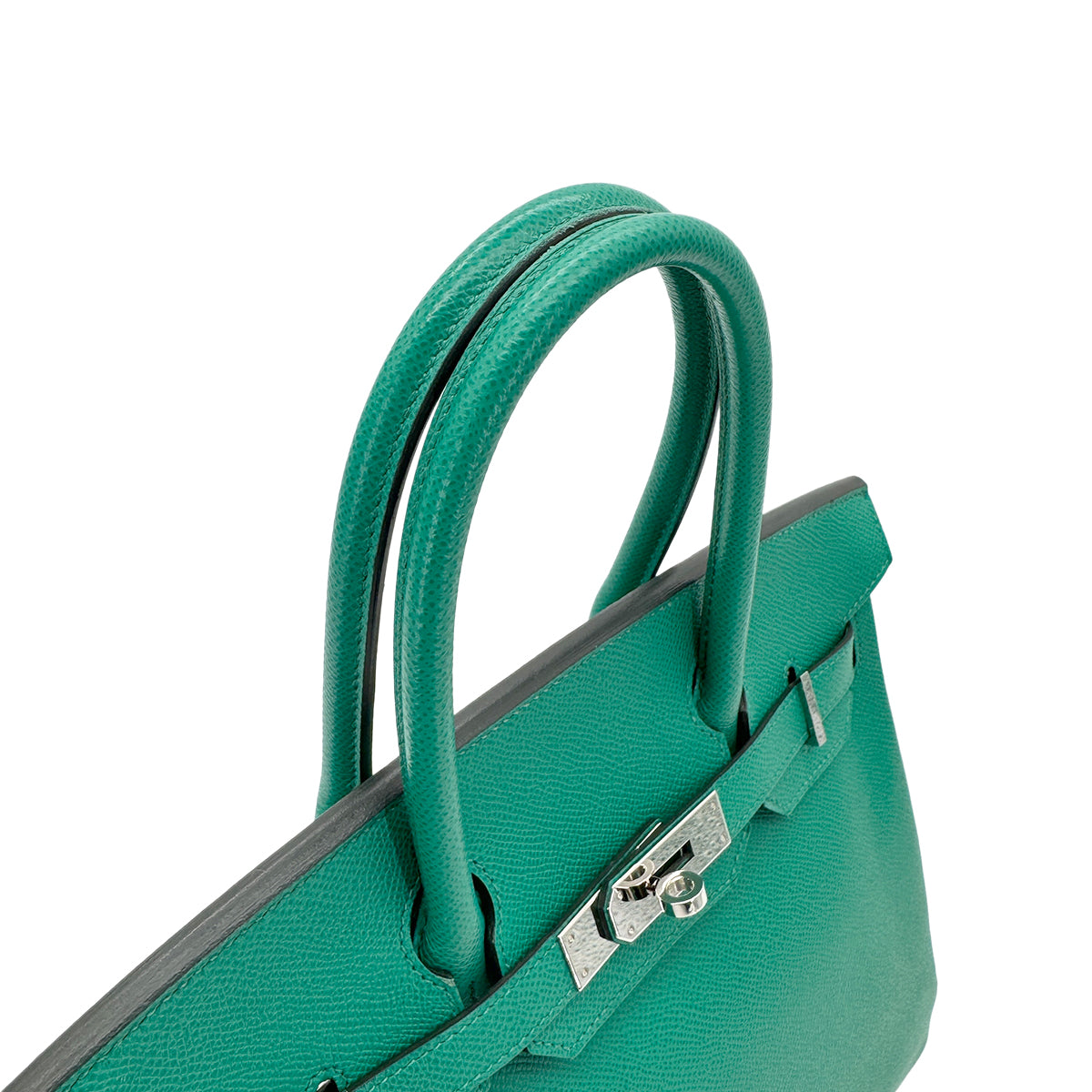 HERMES BIRKIN 30 VERT JADE VEAU EPSOM HAND BAG Z SHW 90278722