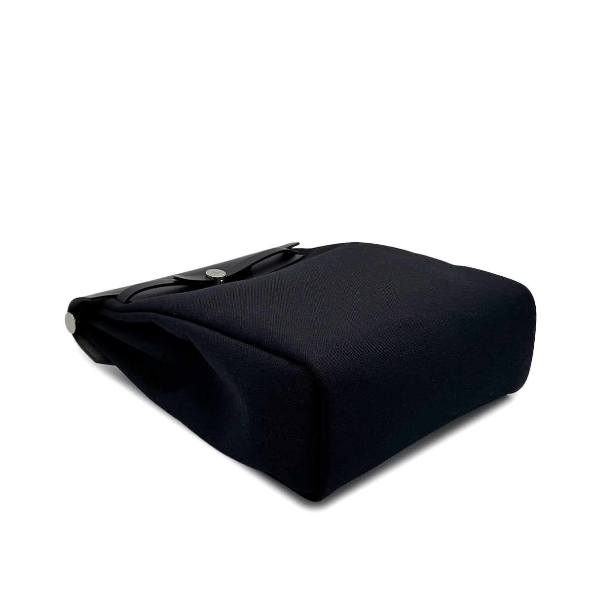 HERMES HERBAG ZIP A DOS PM BLACK TOILE OFFICIER VACHE HUNTER BACKPACK D SHW 90278727