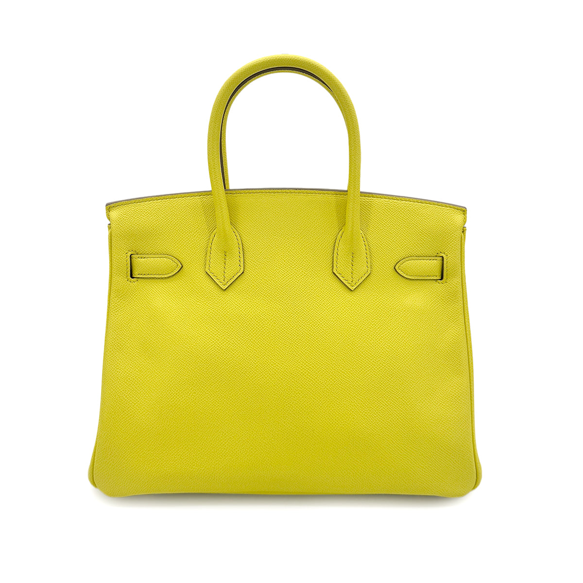 HERMES BIRKIN 30 SOUFRE EPSOM HAND BAG □Q GHW 90278728