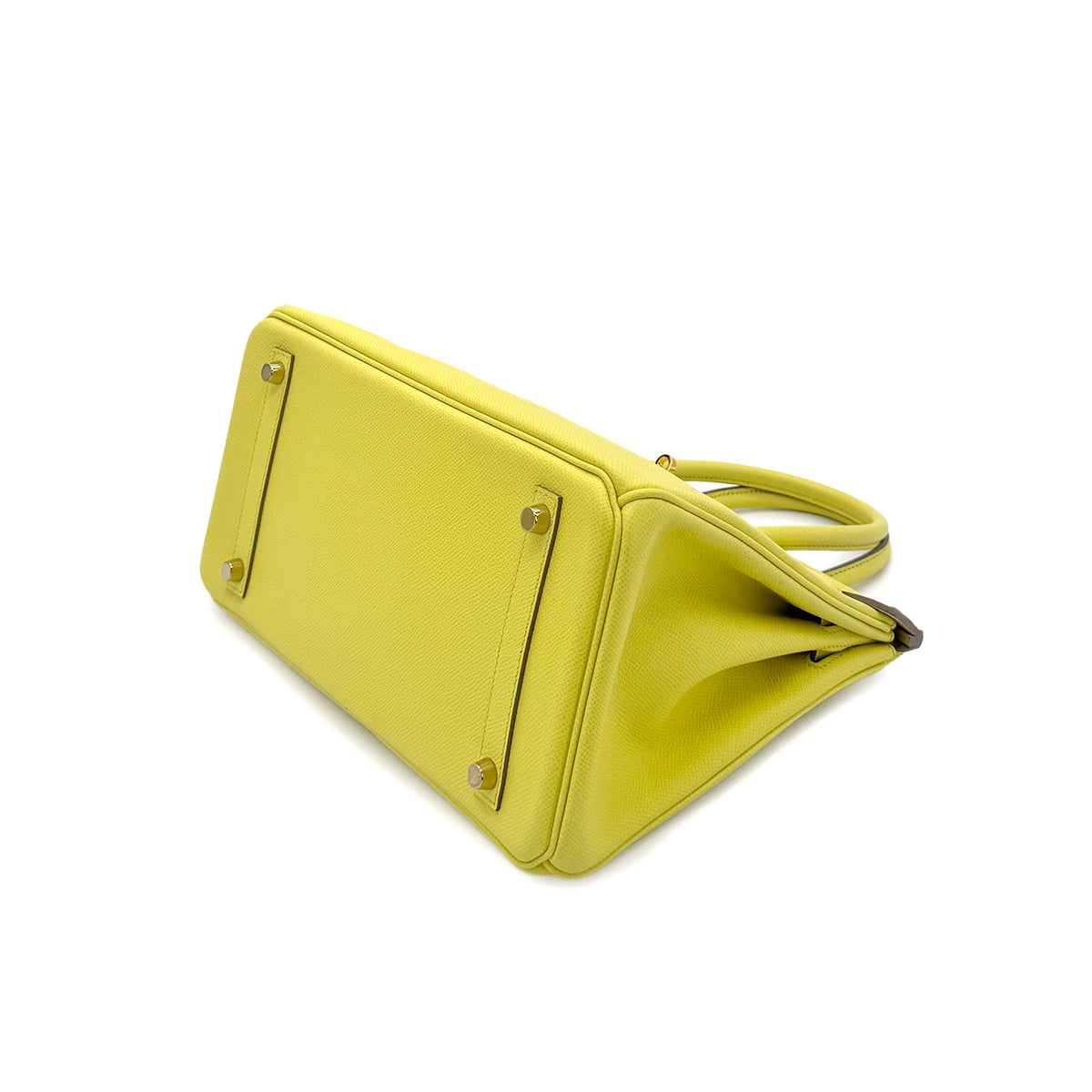 HERMES BIRKIN 30 SOUFRE EPSOM HAND BAG □Q GHW 90278728