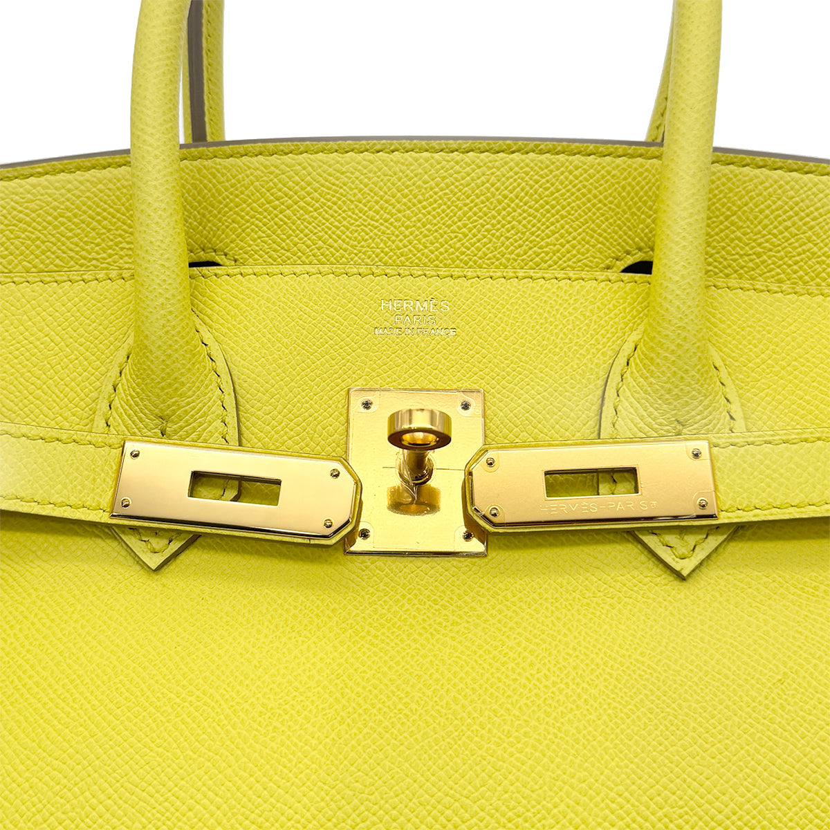 HERMES BIRKIN 30 SOUFRE EPSOM HAND BAG □Q GHW 90278728