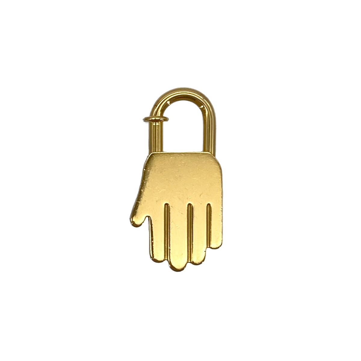 HERMES CADENA CHARM LA MAIN HAND 2002 GOLD ACCESSORY 90278906