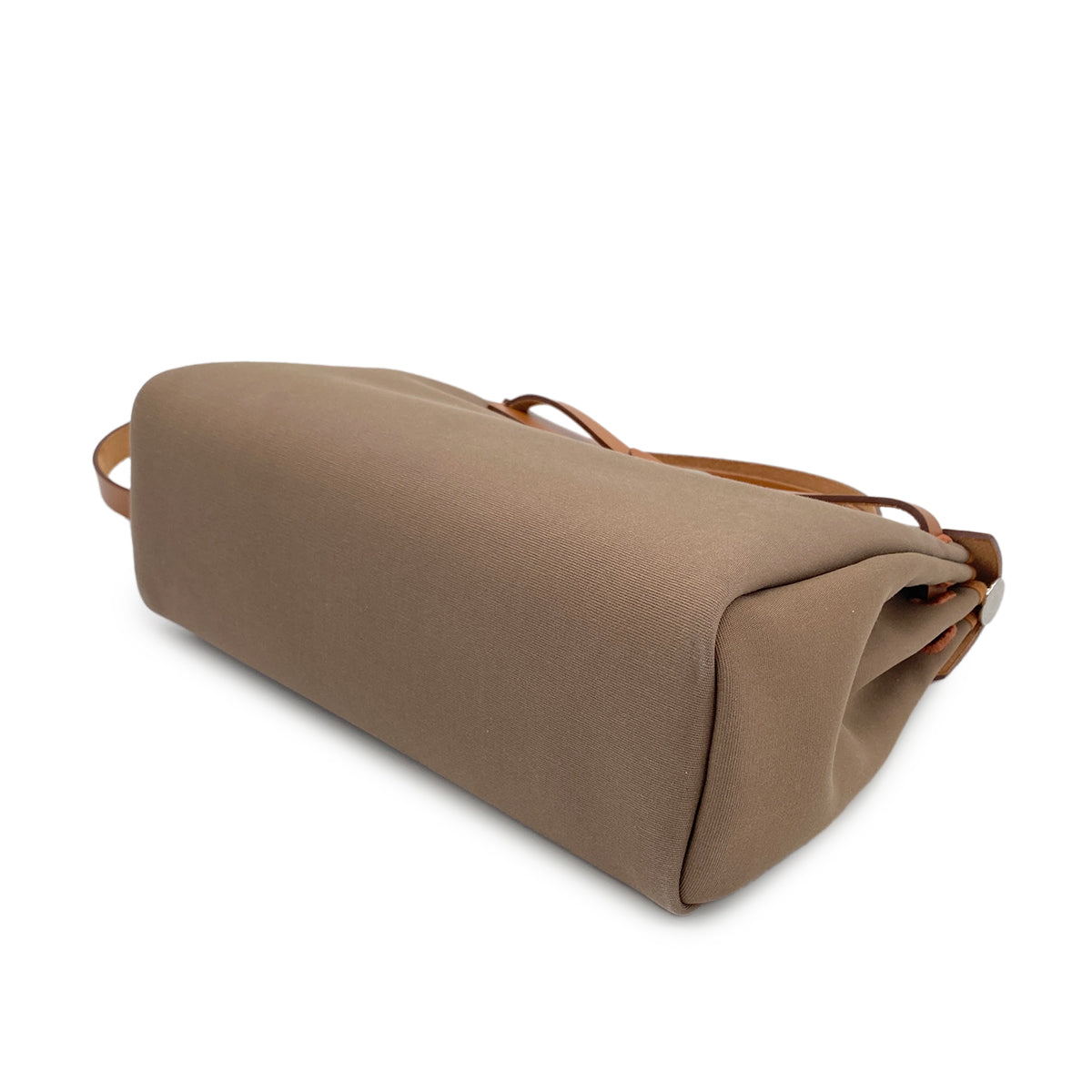 HERMES HER BAG ZIP PM 31 FAUVE ALEZAN VACHE HUNTER TOILE OFFICIER TOTE SHOULDER BAG Z SHW 90278928