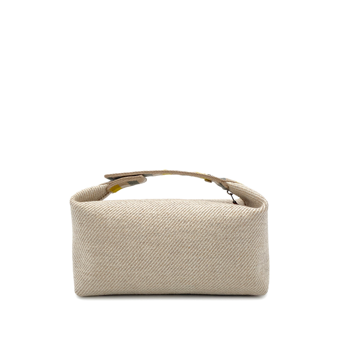 HERMES BRIDE A BRAC PM AU CARRE SEIGLE TOILE H POUCH HAND BAG 90278938