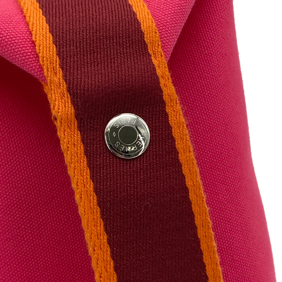 HERMES BRIDE A BRAC PM HIBISCUS TOILE H POUCH HAND BAG 90278939