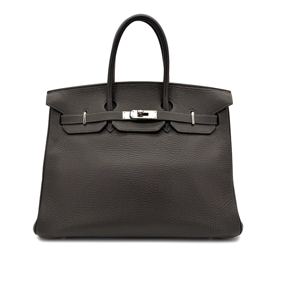 HERMES BIRKIN 35 GRAPHITE TOGO HAND BAG □E SHW 90278940