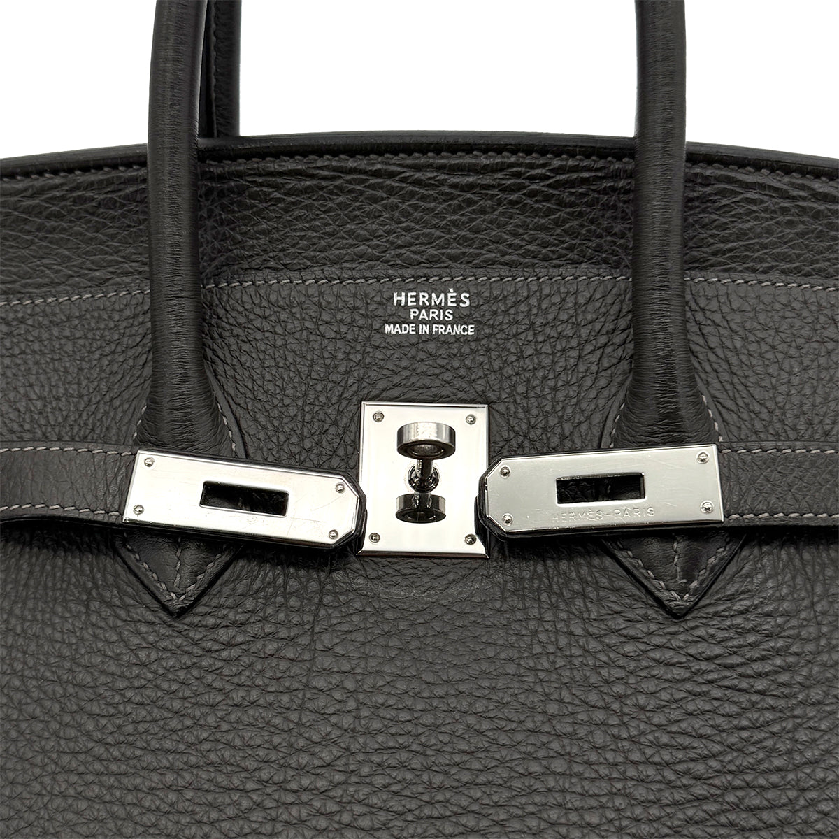 HERMES BIRKIN 35 GRAPHITE TOGO HAND BAG □E SHW 90278940
