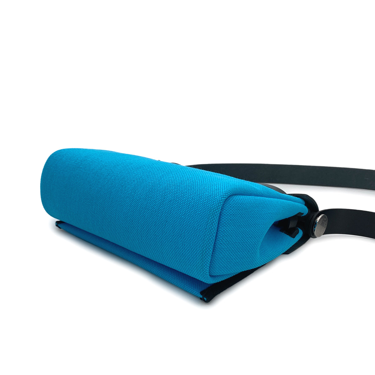 HERMES HERBAG ZIP MINI BLEU ZANZIBAR BLACK TOILE MILITAIRE VACHE HUNTER W 90278943