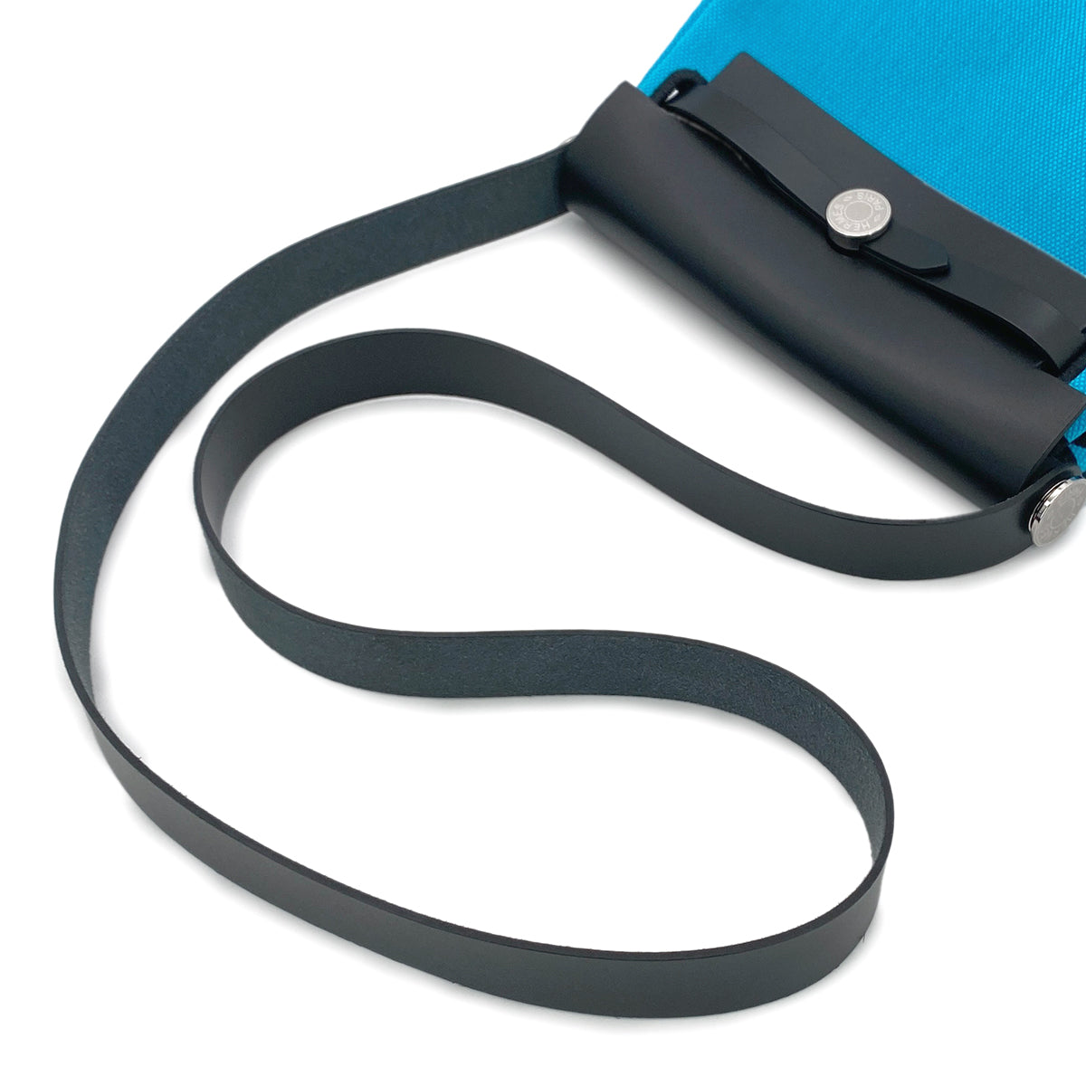 HERMES HERBAG ZIP MINI BLEU ZANZIBAR BLACK TOILE MILITAIRE VACHE HUNTER W 90278943