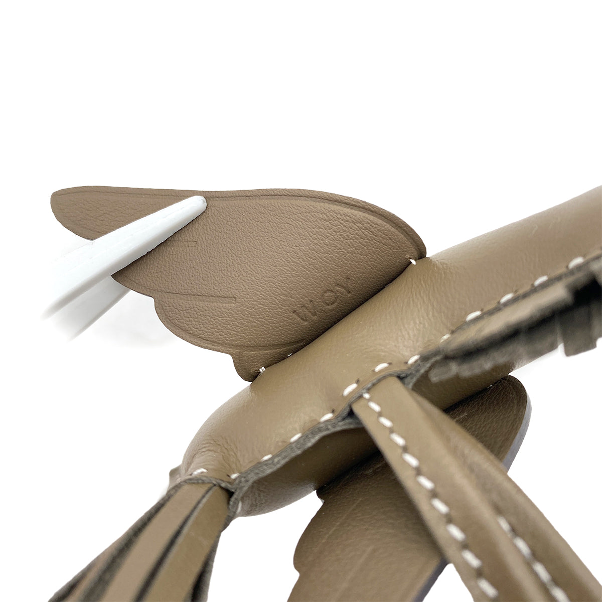 HERMES BAG CHARM RODEO PEGASUS PM ETOUPE SWIFT AGNEAU MILO W 90278950