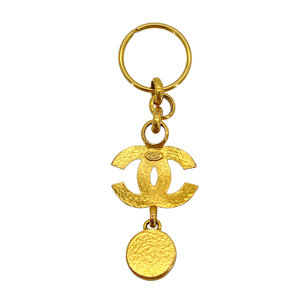 CHANEL CHARM KEY HOLDER COCOMARK TURQUOISE ACCESSORY 97P 90278951