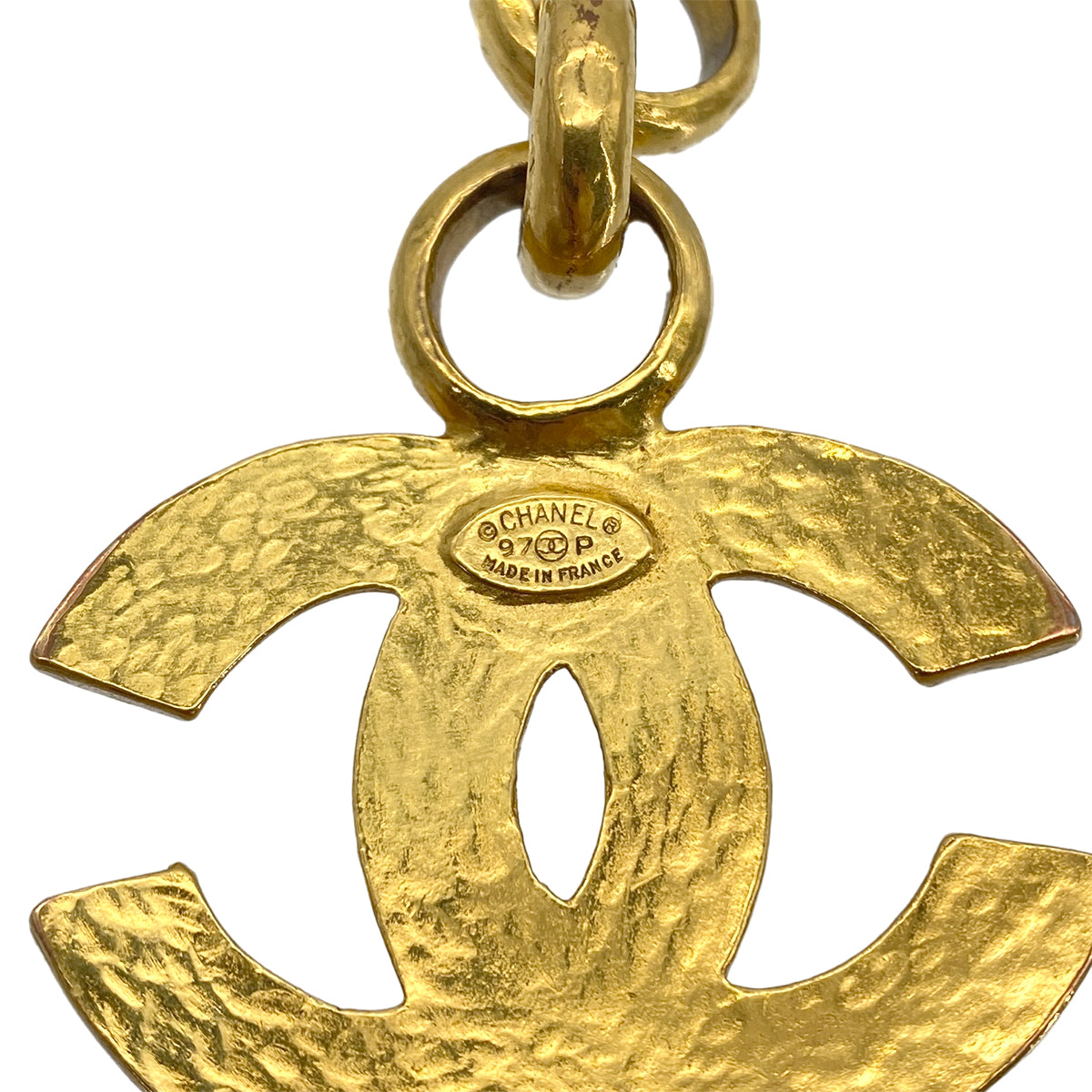 CHANEL CHARM KEY HOLDER COCOMARK TURQUOISE ACCESSORY 97P 90278951