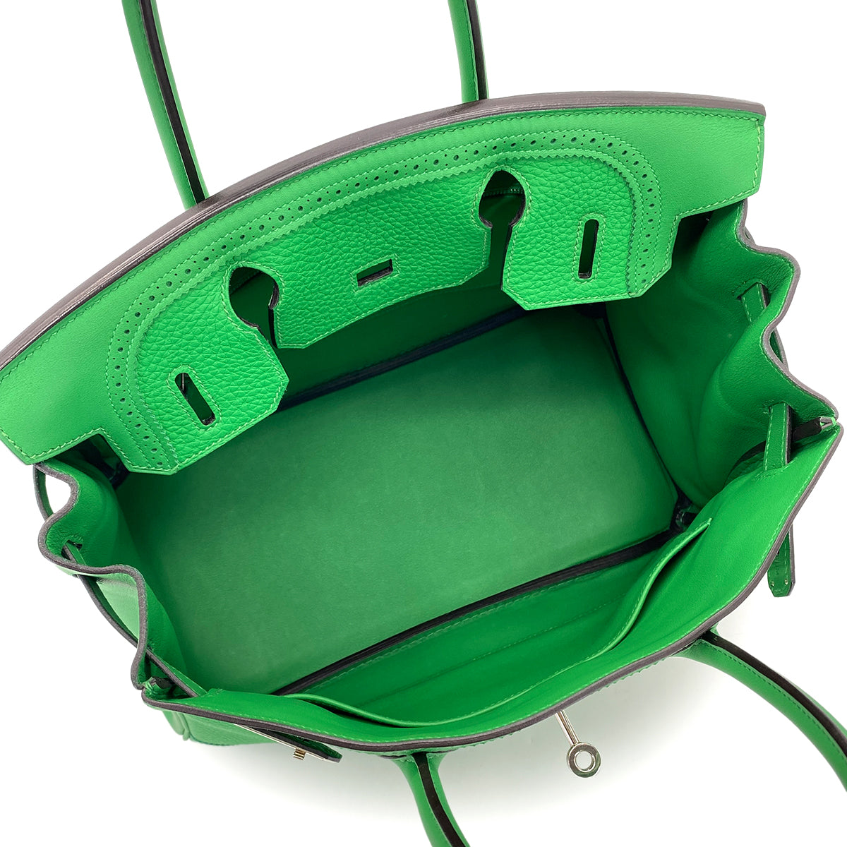 HERMES BIRKIN 30 GHILLIES BAMBOU TOGO SWIFT HAND BAG T SHW 90279590