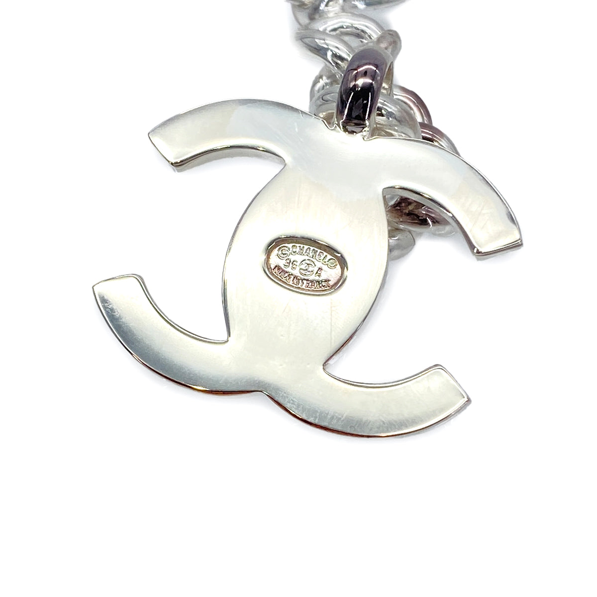 CHANEL VINTAGE CHARM KEY HOLDER TURN LOCK ACCESSORY 96A 90279605