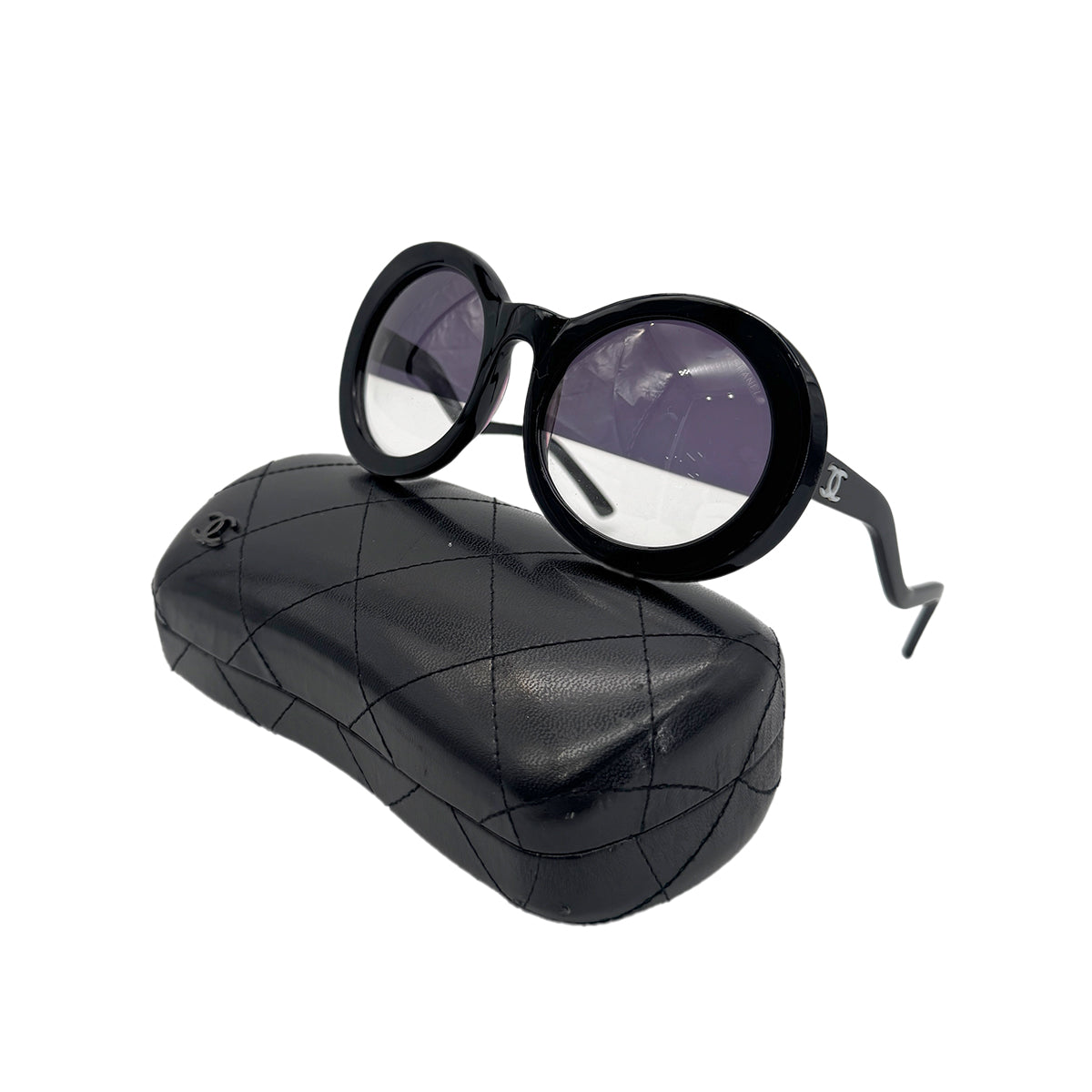 CHANEL SUNGLASSES COCOMARK BLACK EYEWEAR 90279616