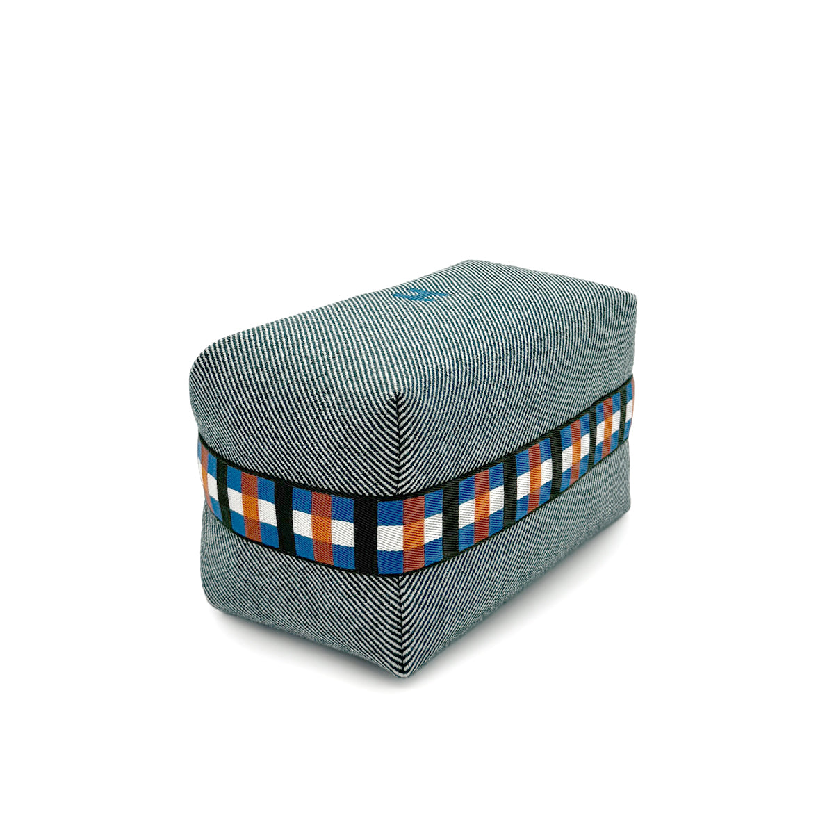 HERMES BRIDE A BRAC PM AU CARRE VERT FORET TOILE H POUCH HAND BAG 90279718