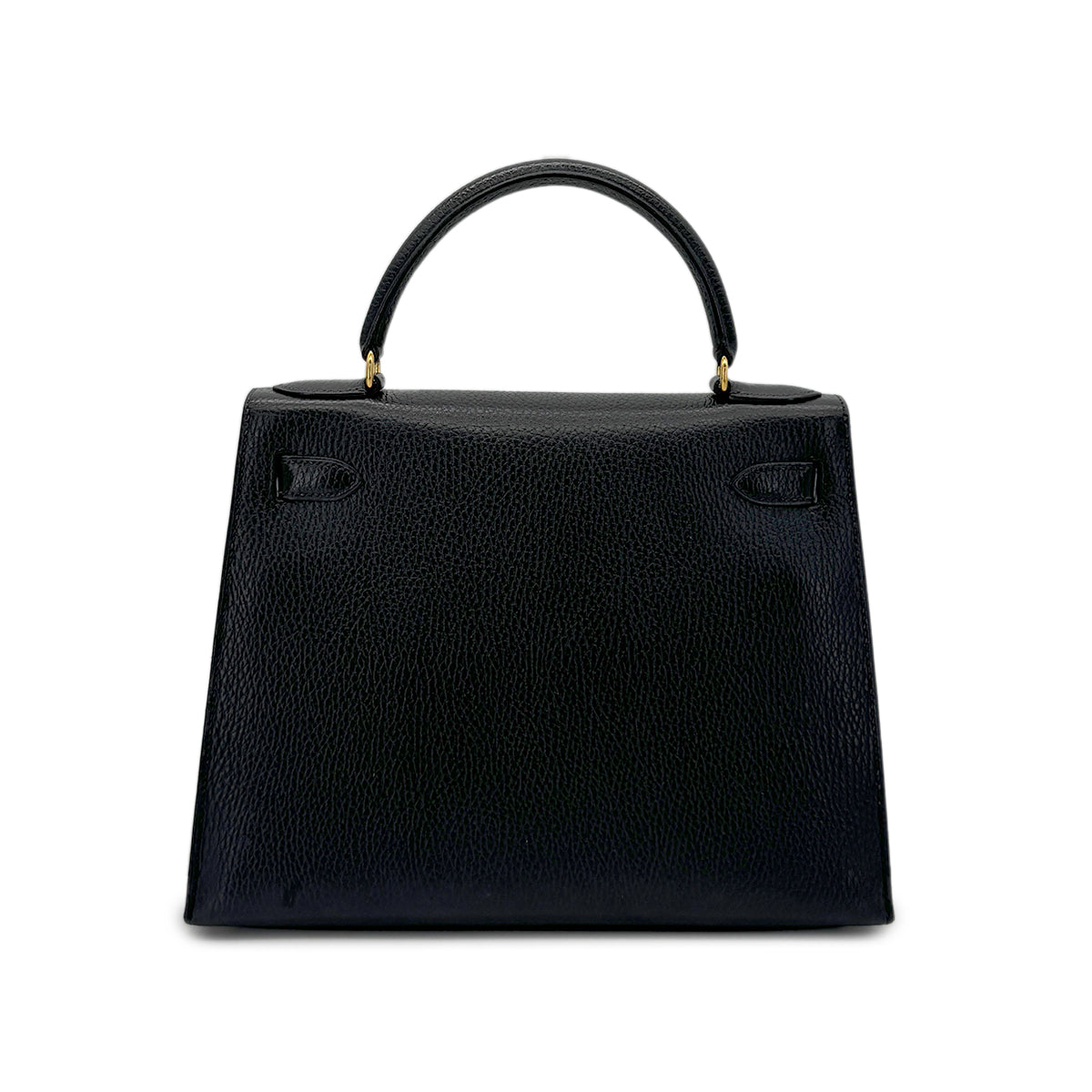 HERMES KELLY 28 SELLIER BLACK ARDENNES HAND SHOULDER BAG 〇Y SHW 90279720