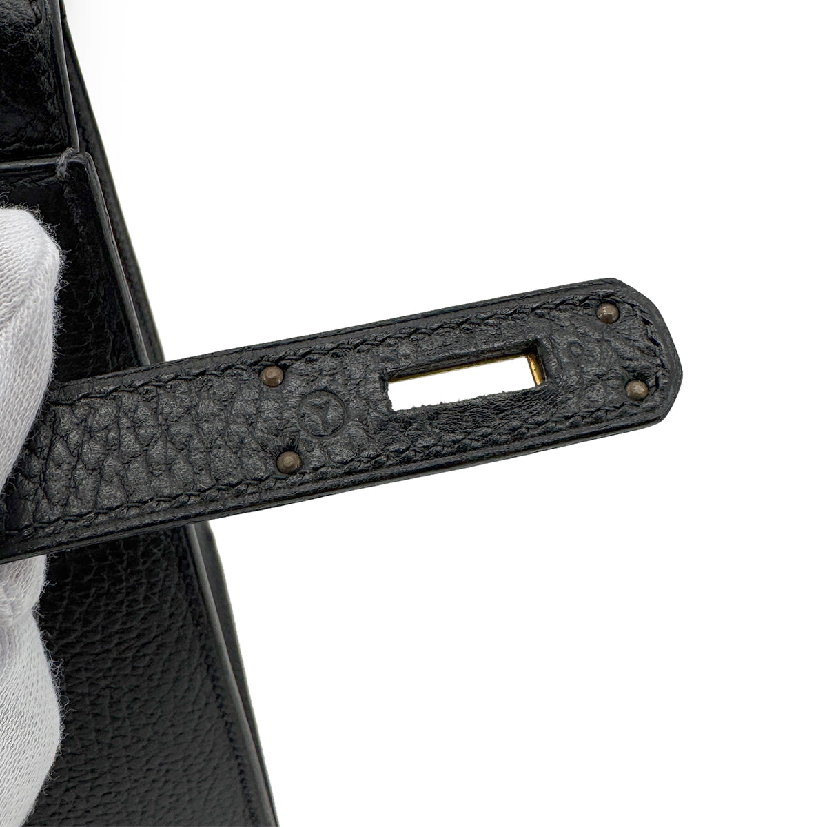 HERMES KELLY 28 SELLIER BLACK ARDENNES HAND SHOULDER BAG 〇Y SHW 90279720