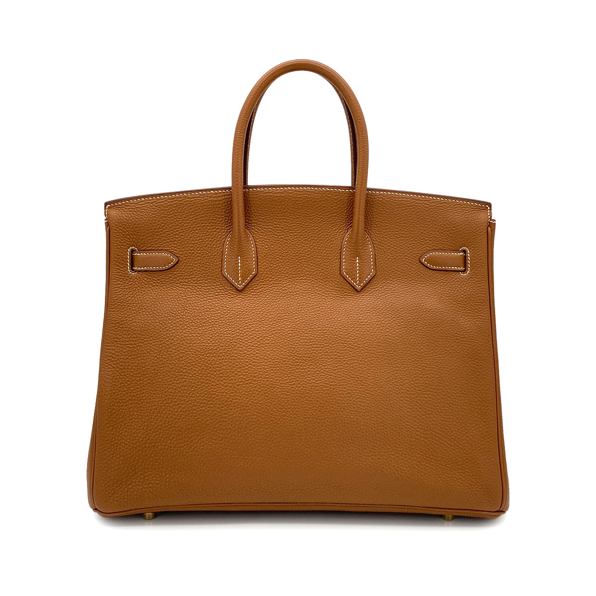 HERMES BIRKIN 35 GOLD TOGO HAND BAG □H GHW 90279723