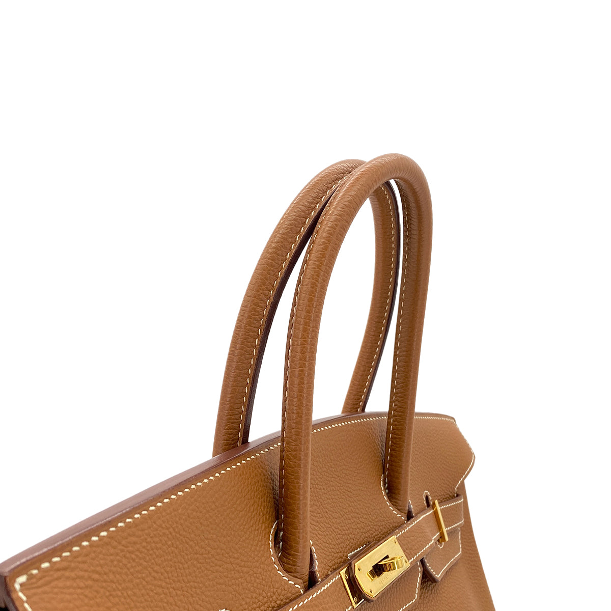 HERMES BIRKIN 35 GOLD TOGO HAND BAG □H GHW 90279723