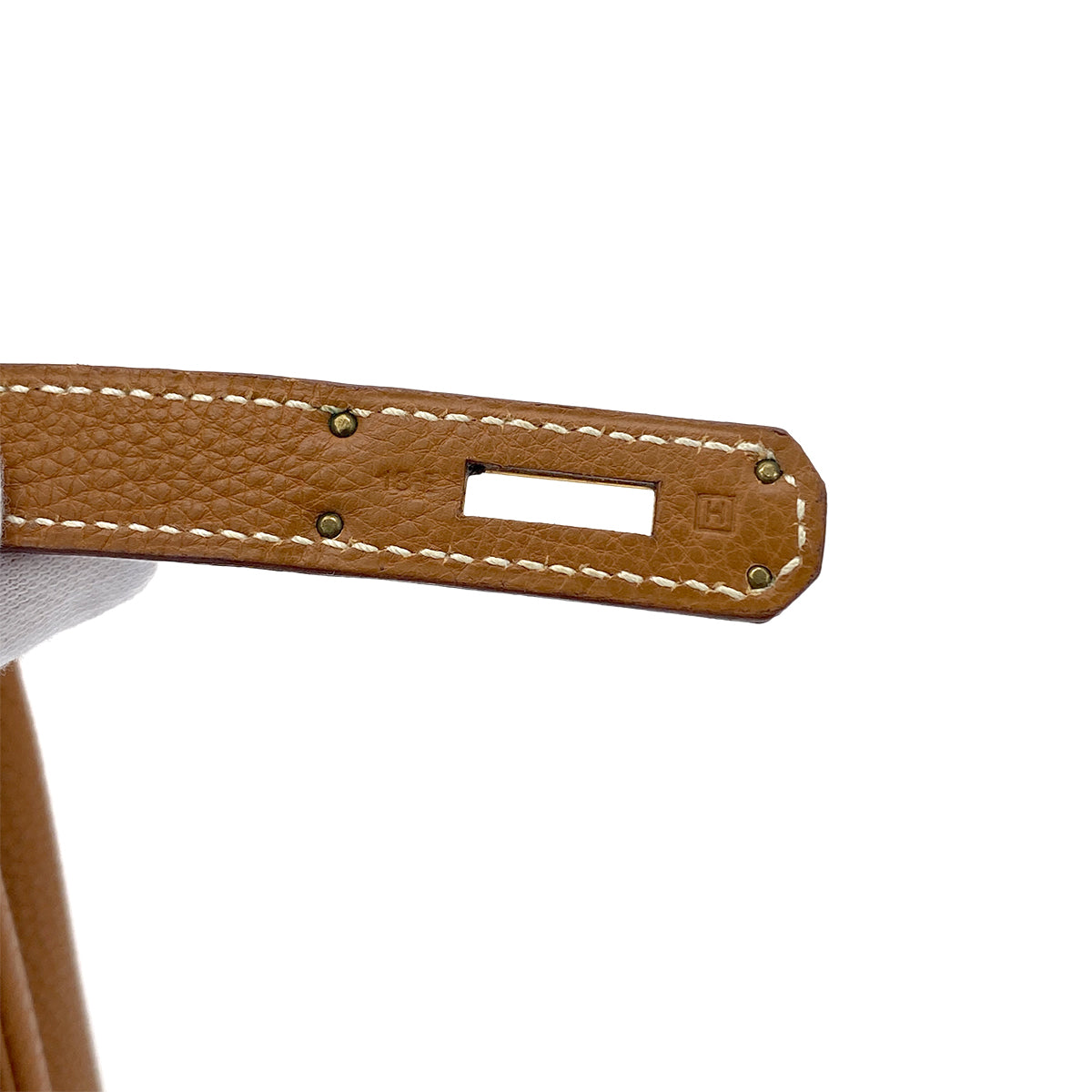 HERMES BIRKIN 35 GOLD TOGO HAND BAG □H GHW 90279723