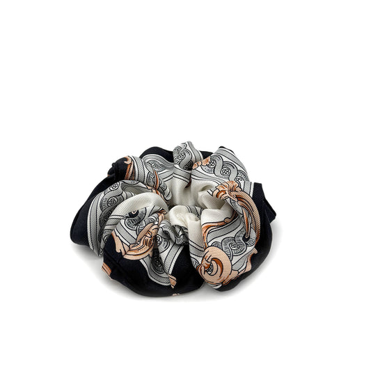 HERMES HAIR SCRUNCHIE SILK MULTICOLOR ACCESSORY 90279741