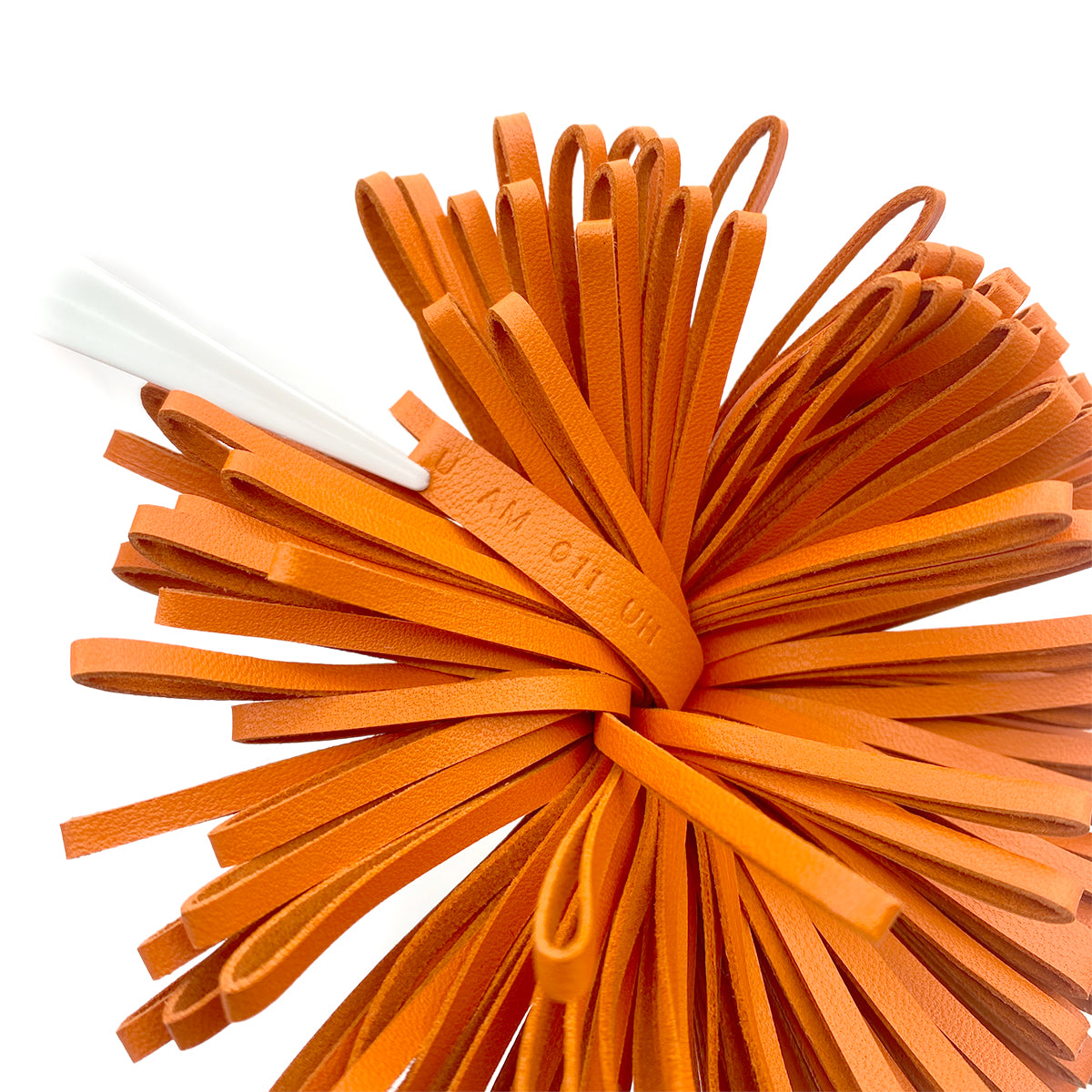 HERMES KEY CHARM CARMEN FEU ORANGE AGNEAU MILO U 90279747