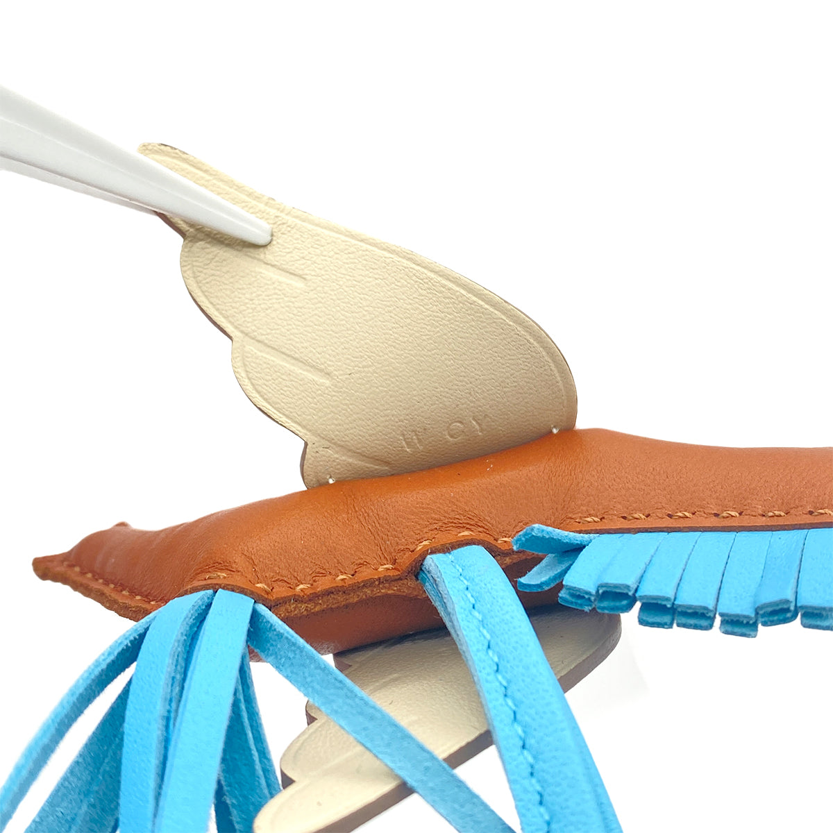 HERMES BAG CHARM RODEO PEGASUS PM GOLD CRAIE CIEL AGNEAU MILO W 90279752