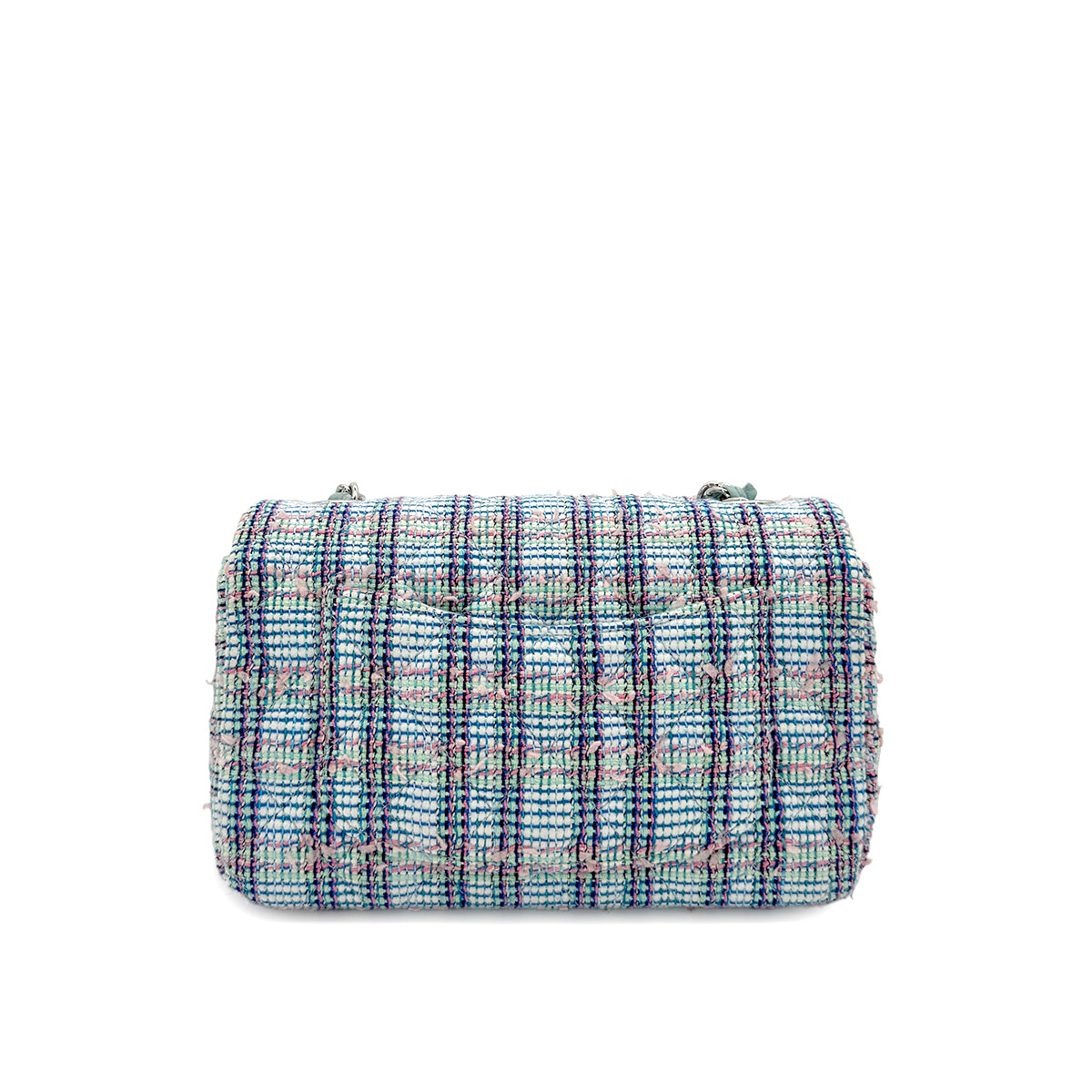 CHANEL MINI MATELASSE CHAIN SHOULDER BAG MULTICOLOR CANVAS 90279782