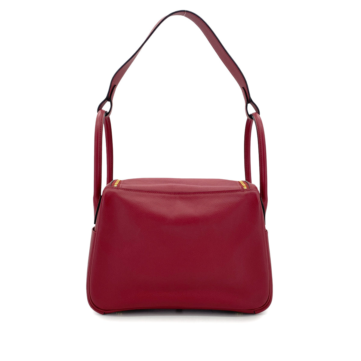 HERMES LINDY 26 ROUGE GRENADE EVERCOLOR SHOULDER BAG U GHW 90279795