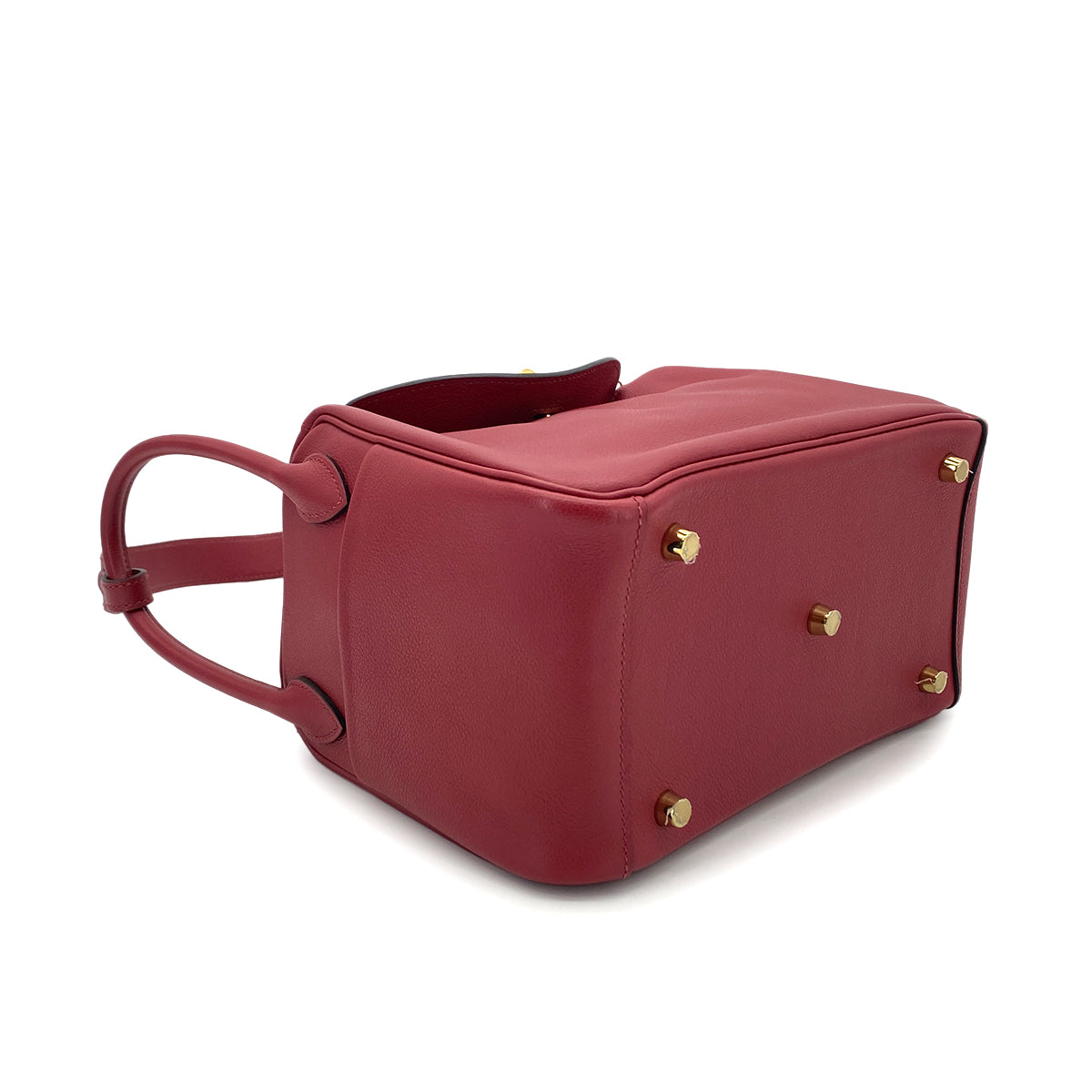 HERMES LINDY 26 ROUGE GRENADE EVERCOLOR SHOULDER BAG U GHW 90279795