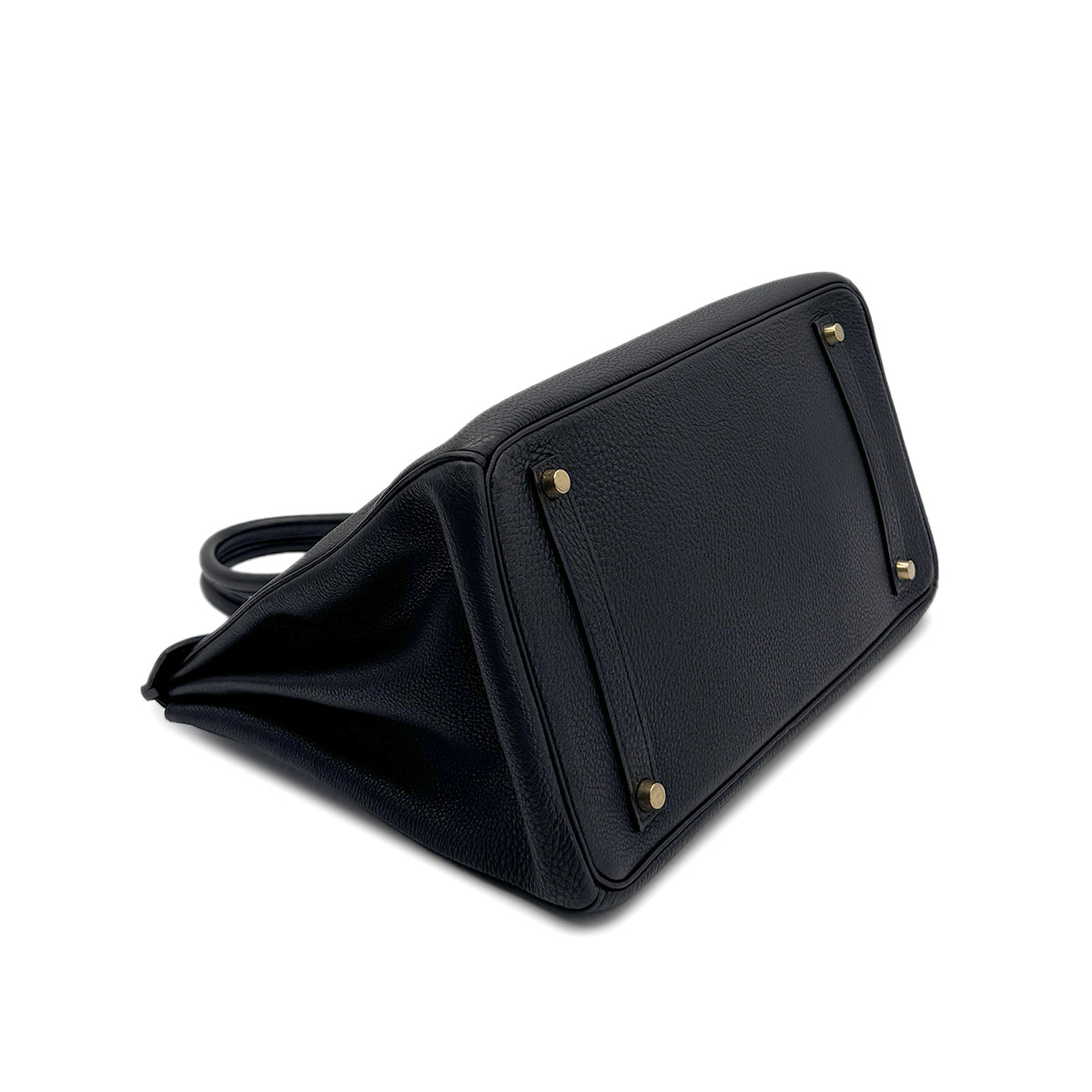 HERMES BIRKIN 35 BLACK TOGO HAND BAG □G GHW 90279805