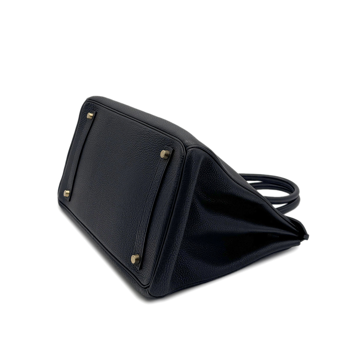 HERMES BIRKIN 35 BLACK TOGO HAND BAG □G GHW 90279805