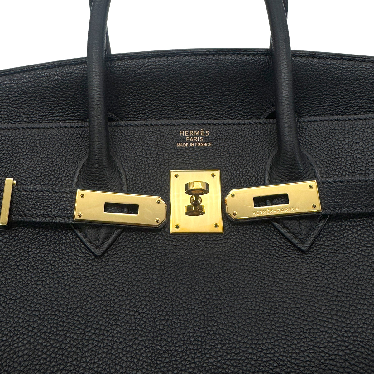 HERMES BIRKIN 35 BLACK TOGO HAND BAG □G GHW 90279805