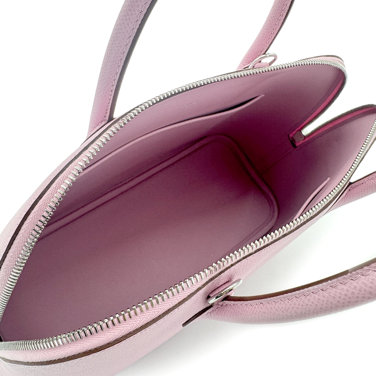 HERMES BOLIDE 1923 30 MAUVE SYLVESTRE VEAU EPSOM HAND SHOULDER BAG U SHW 90279821