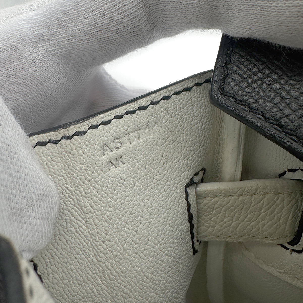 HERMES BIRKIN 30 BLACK WHITE VEAU EPSOM HAND BAG A GHW SPO 90279825