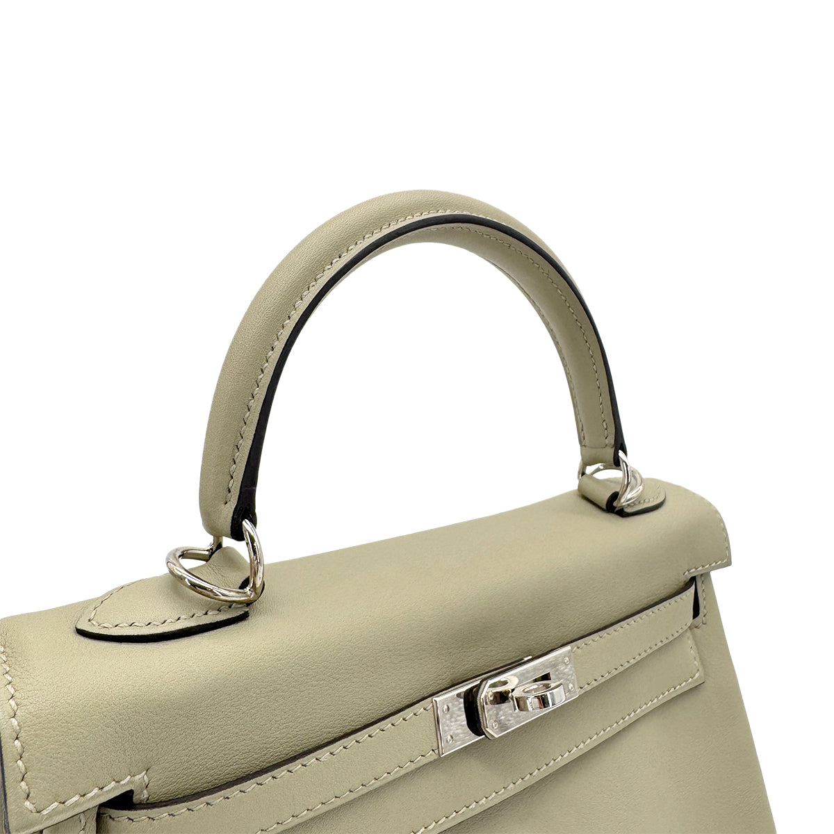 HERMES KELLY 25 RETOURNE SAUGE SWIFT HAND BAG X SHW 90269876