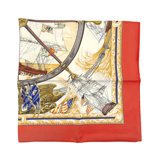 HERMES CARRE VIVE LE VENT SCARF SILK MULTICOLOR 90279949