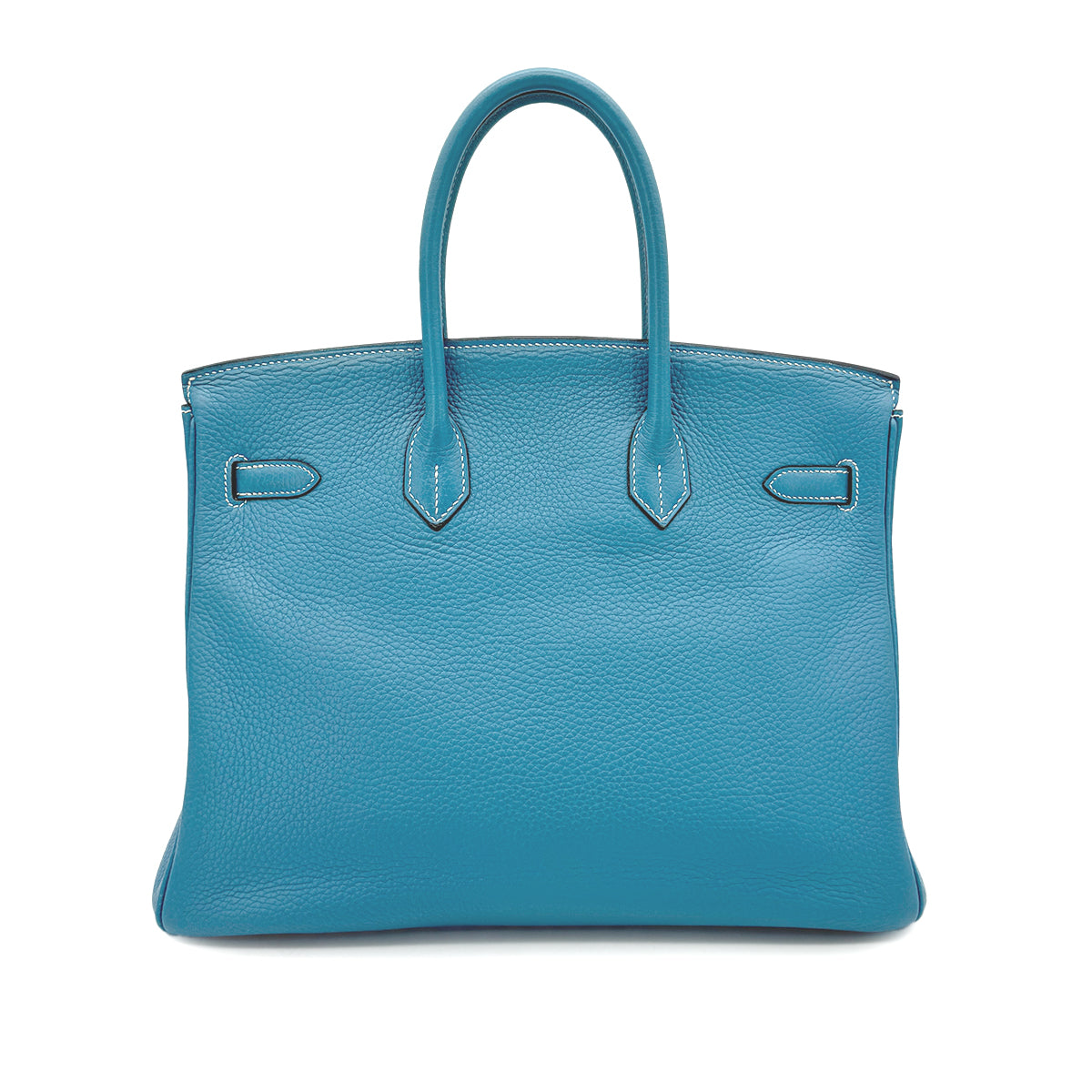 HERMES BIRKIN 35 BLUE JEAN TAURILLON CLEMENCE HAND BAG □I SHW 90279950