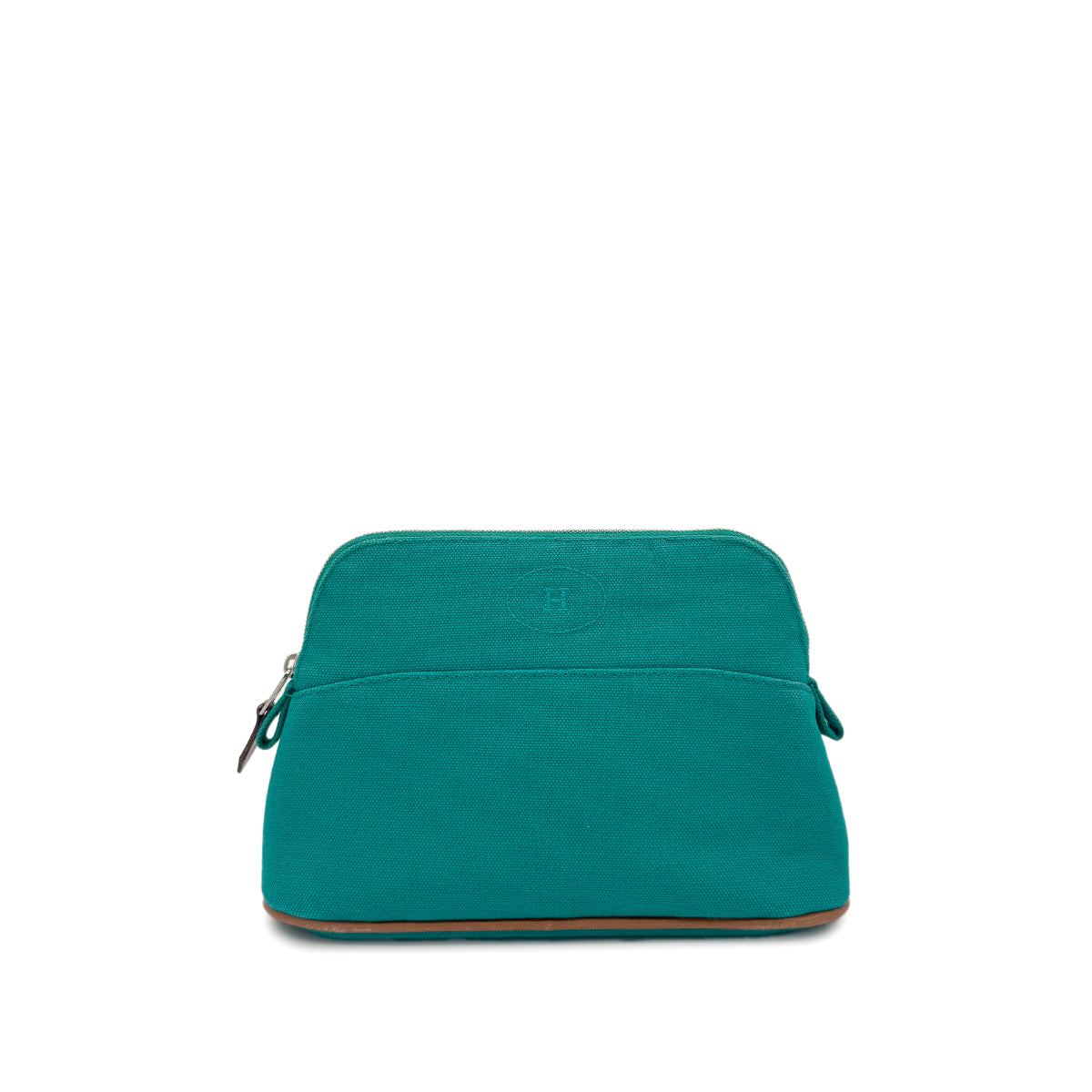 HERMES BOLIDE POUCH 20 GREEN TOILE H 90279955