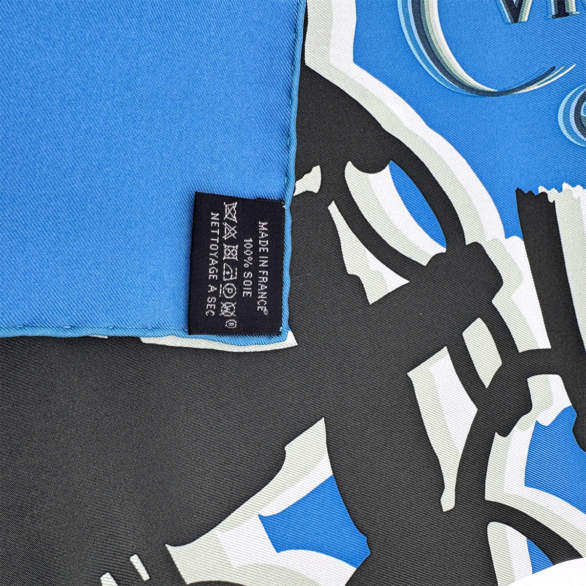 HERMES CARRE BRIDES DE GALA SCARF SILK BLUE 90279960