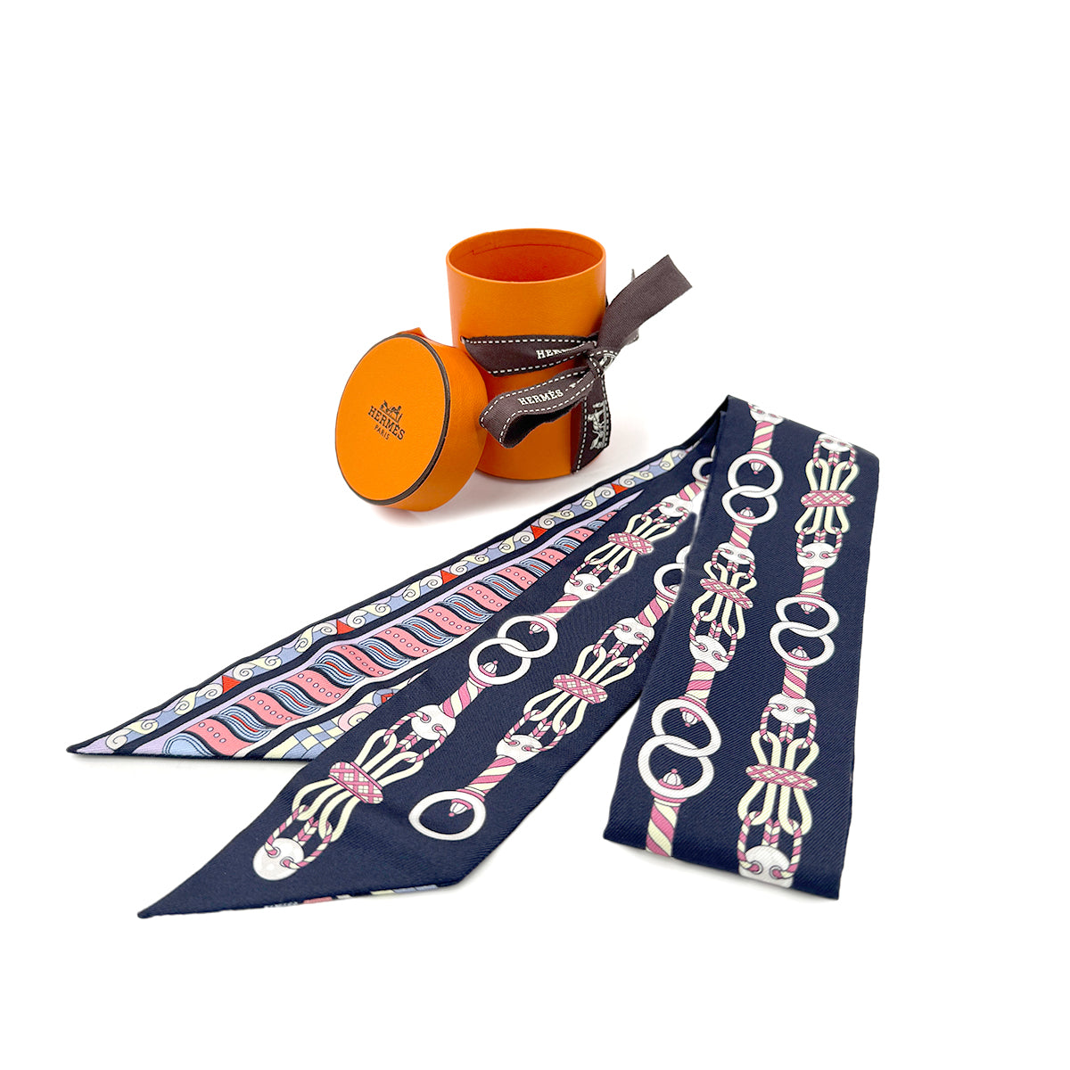 HERMES TWILLY HARNAIS EN ROSACE SCARF MULTICOLOR 90279967