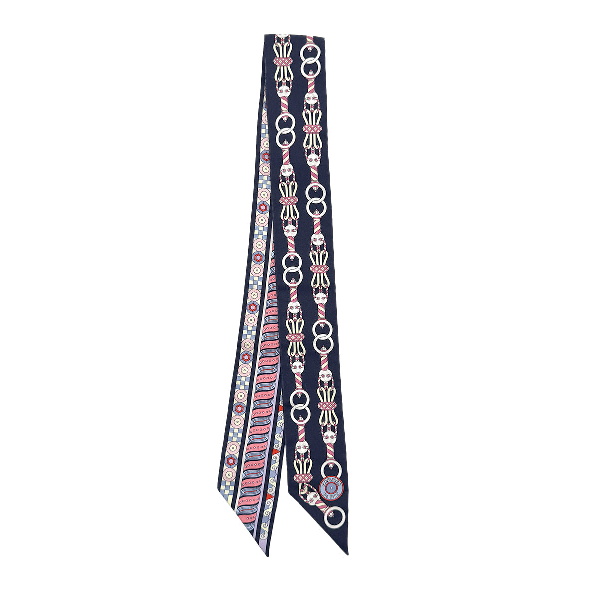 HERMES TWILLY HARNAIS EN ROSACE SCARF MULTICOLOR 90279967