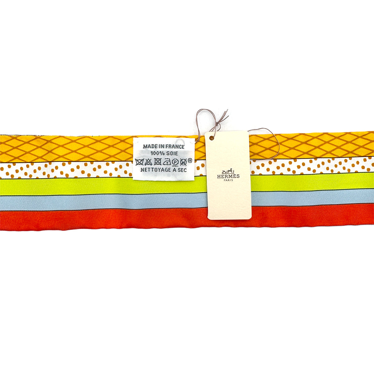 HERMES TWILLY GRAND THEATRE NOUVEAU SCARF MULTICOLOR SILK 90279968