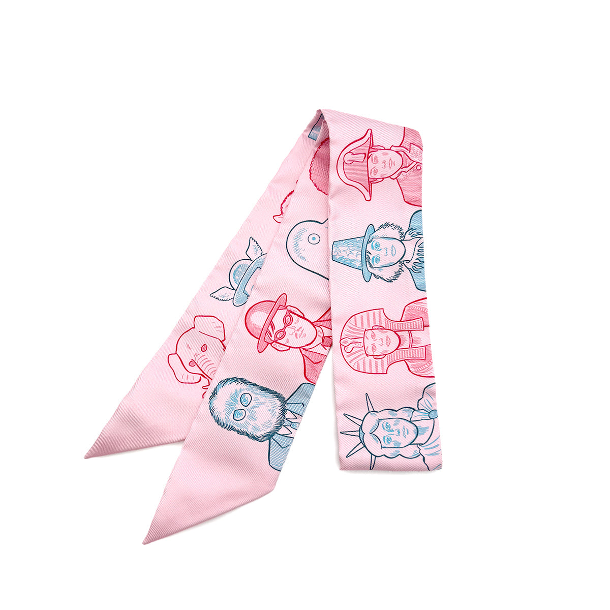 HERMES TWILLY DRESS CODE SCARF MULTICOLOR SILK 90279969