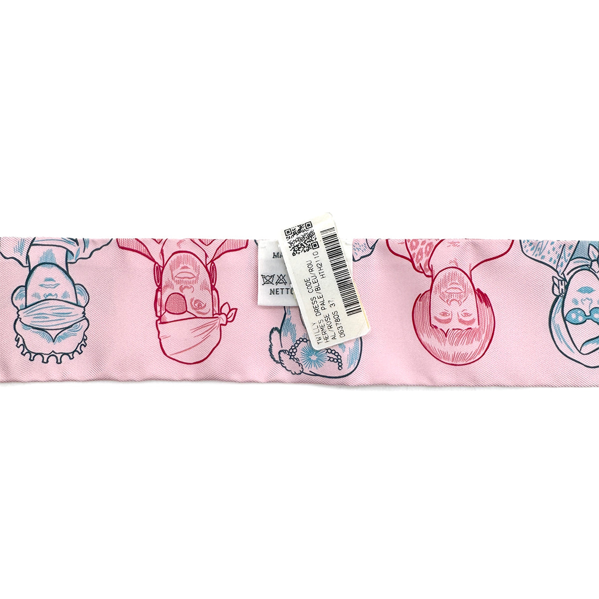 HERMES TWILLY DRESS CODE SCARF MULTICOLOR SILK 90279969