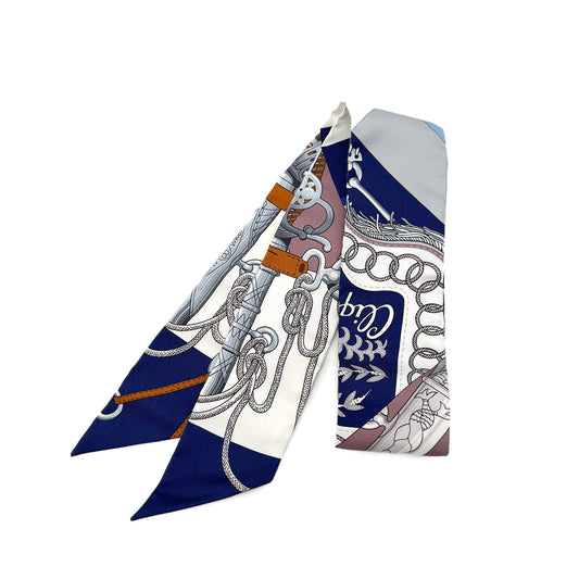 HERMES TWILLY CLIQUETIS SCARF MULTICOLOR SILK 90279974