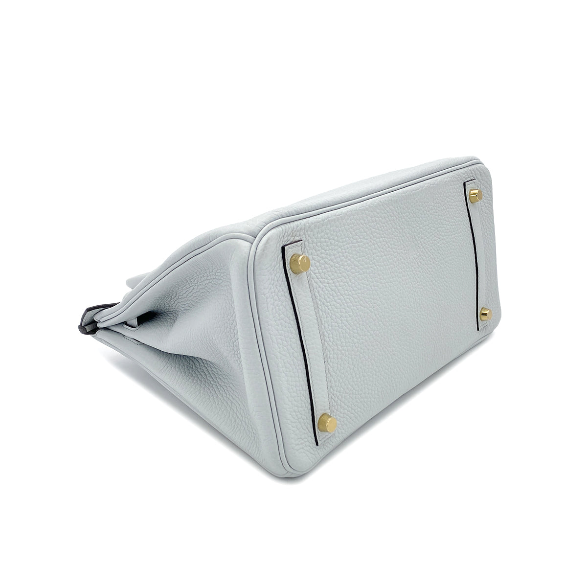 HERMES BIRKIN 30 BLEU GLACIER TAURILLON CLEMENCE HAND BAG Z GHW 90280297